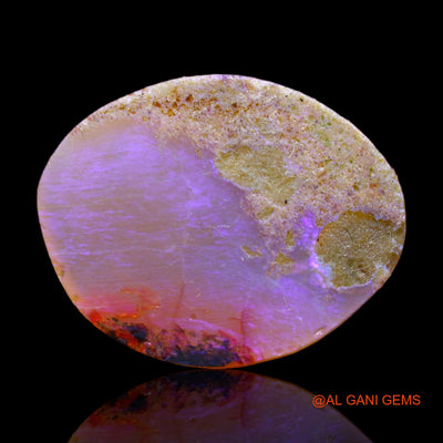 12.50 Cts Natural Australian Fire Opal Oval Cabochon Loose Gemstone For Jewelry 22x18x4 mm AB-231