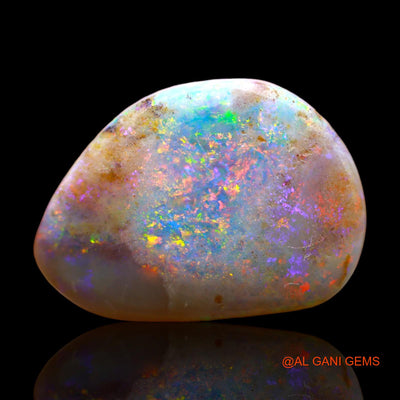 15.70 Cts Natural Australian Fire Opal Loose Gemstone Fancy Cabochon 22x15x6 mm AB-232