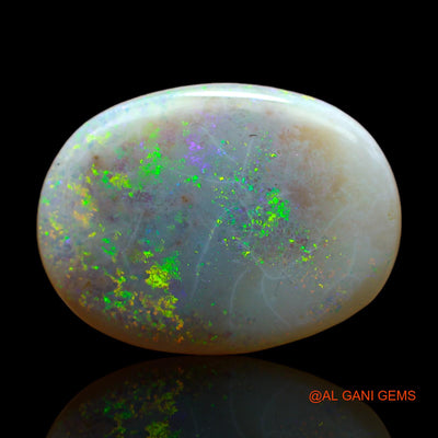 15.00 Cts Unheated Australian Fire Opal Loose Gemstone Oval Cabochon Natural 22x16x6 mm AB-234