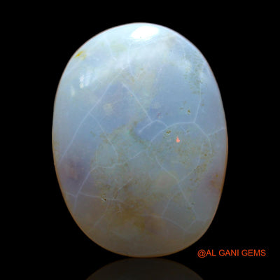 15.00 Cts Unheated Australian Fire Opal Loose Gemstone Oval Cabochon Natural 22x16x6 mm AB-234