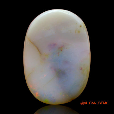 Natural Fire Opal Gemstone 14.00 Cts Loose Oval Cabochon From Australia 22x15x6 mm AB-237