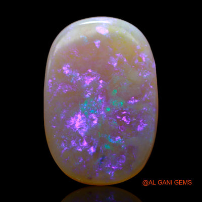 Natural Fire Opal Gemstone 12.60 Cts Loose Oval Cabochon From Australia 21x14x5 mm AB-239
