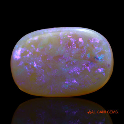 Natural Fire Opal Gemstone 12.60 Cts Loose Oval Cabochon From Australia 21x14x5 mm AB-239