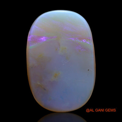 Natural Fire Opal Gemstone 12.60 Cts Loose Oval Cabochon From Australia 21x14x5 mm AB-239