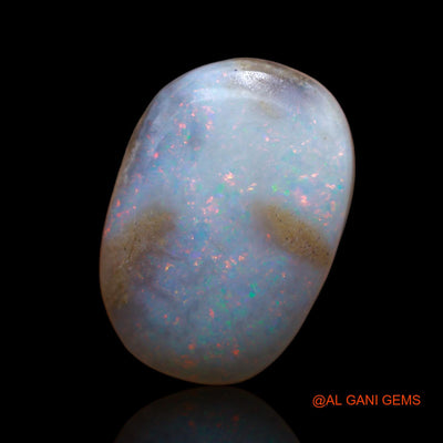 Natural Fire Opal Gemstone 15.40 Cts Loose Oval Cabochon From Australia 19x14x7 mm AB-23