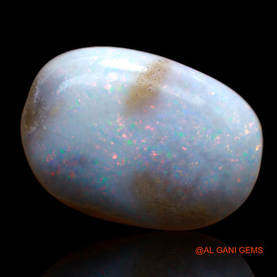 Natural Fire Opal Gemstone 15.40 Cts Loose Oval Cabochon From Australia 19x14x7 mm AB-23