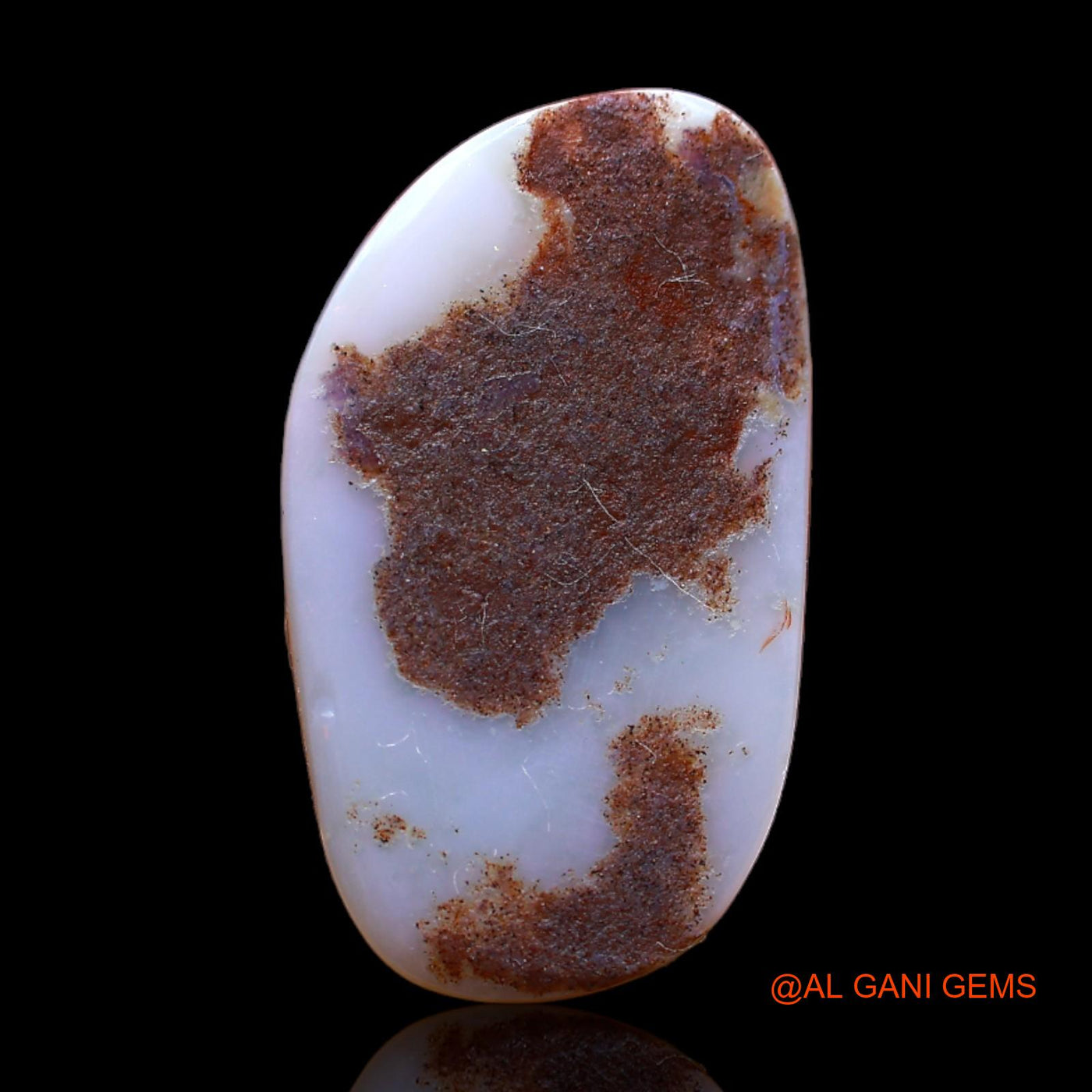 Natural Fire Opal Gemstone 8.00 Cts Loose Fancy Cabochon From Australia 24x14x3 mm AB-242