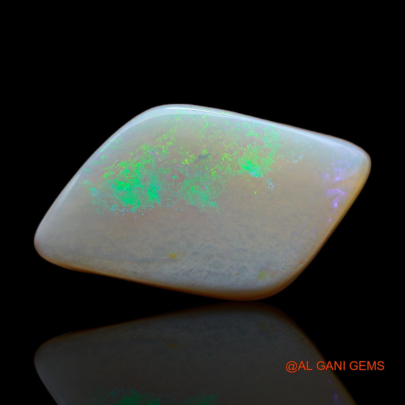 Natural Untreated Fire Opal Loose Gemstone Fancy Cabochon From Australia 17.00 Cts 24x13x8 mm AB-243