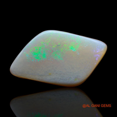 Natural Untreated Fire Opal Loose Gemstone Fancy Cabochon From Australia 17.00 Cts 24x13x8 mm AB-243