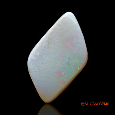 Natural Untreated Fire Opal Loose Gemstone Fancy Cabochon From Australia 17.00 Cts 24x13x8 mm AB-243