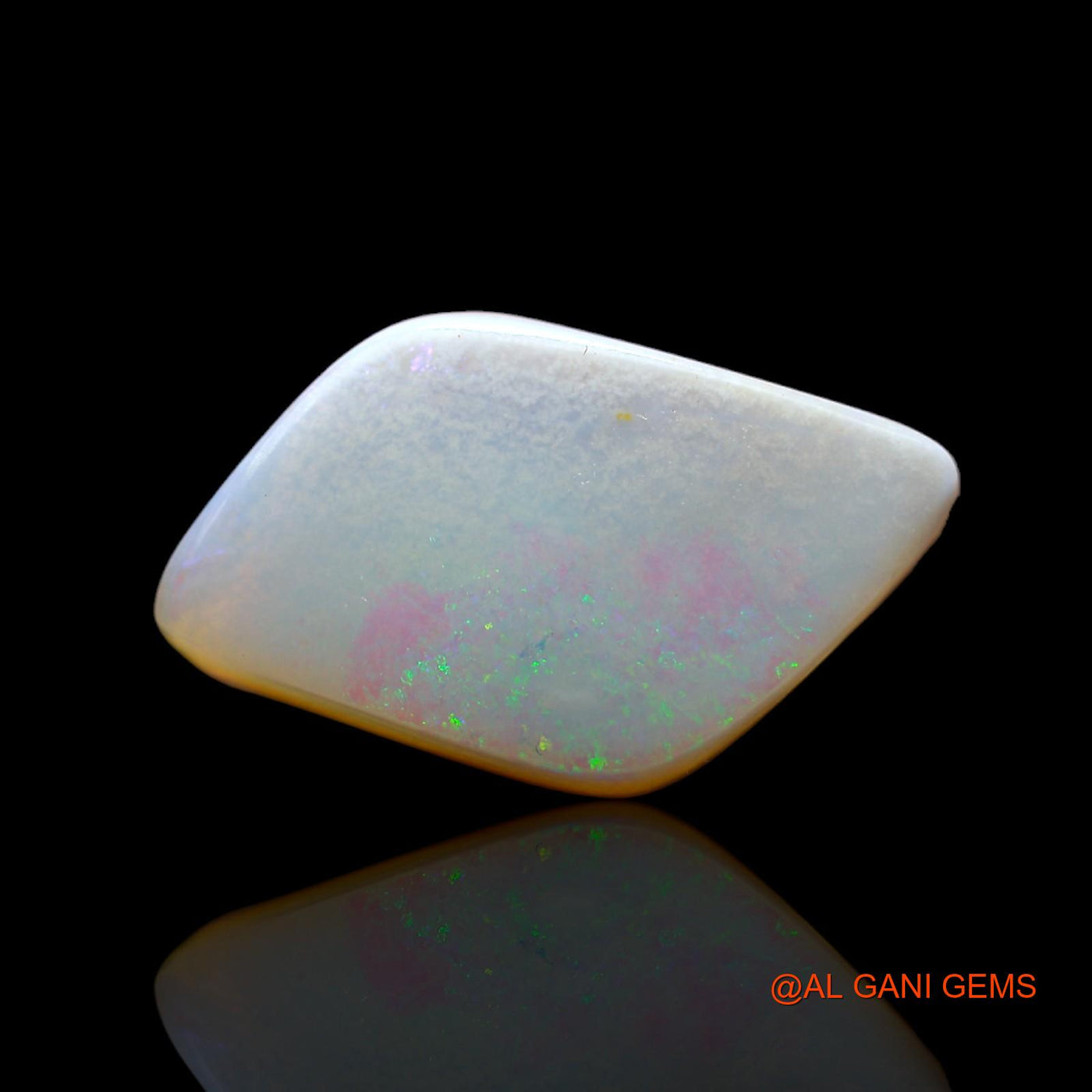 Natural Untreated Fire Opal Loose Gemstone Fancy Cabochon From Australia 17.00 Cts 24x13x8 mm AB-243