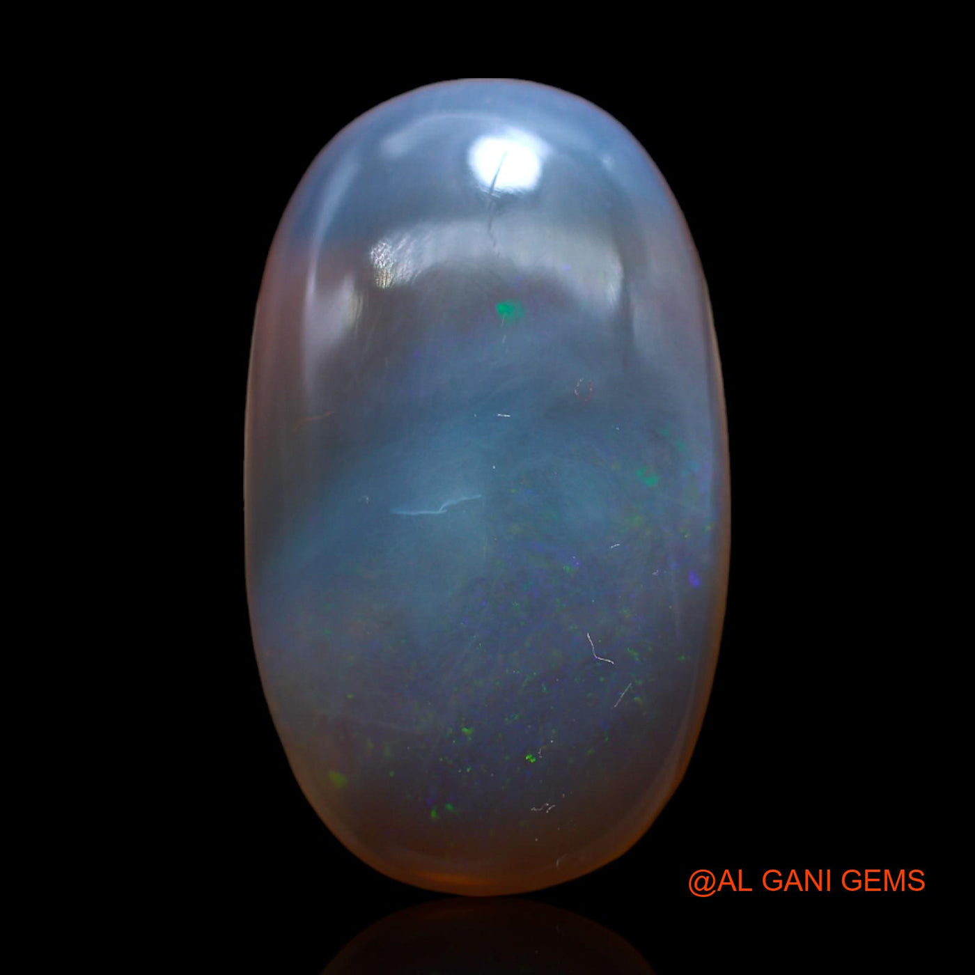 12.00 Cts Natural Australian Fire Opal Loose Gemstone Oval Cabochon 23x14x5 mm AB-244