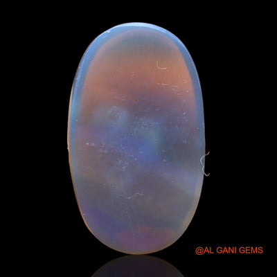 12.00 Cts Natural Australian Fire Opal Loose Gemstone Oval Cabochon 23x14x5 mm AB-244