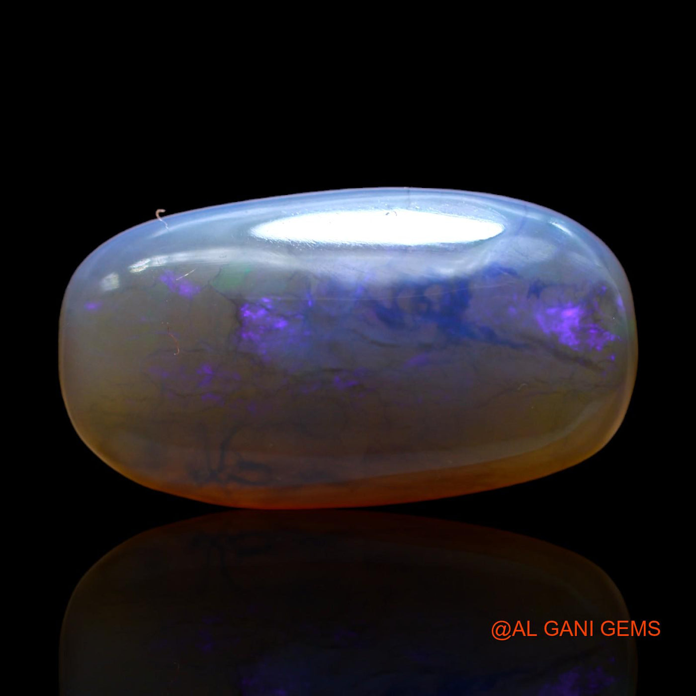 15.00 Cts Natural Australian Fire Opal Oval Cabochon Loose Gemstone For Jewelry 24x13x7 mm AB-246