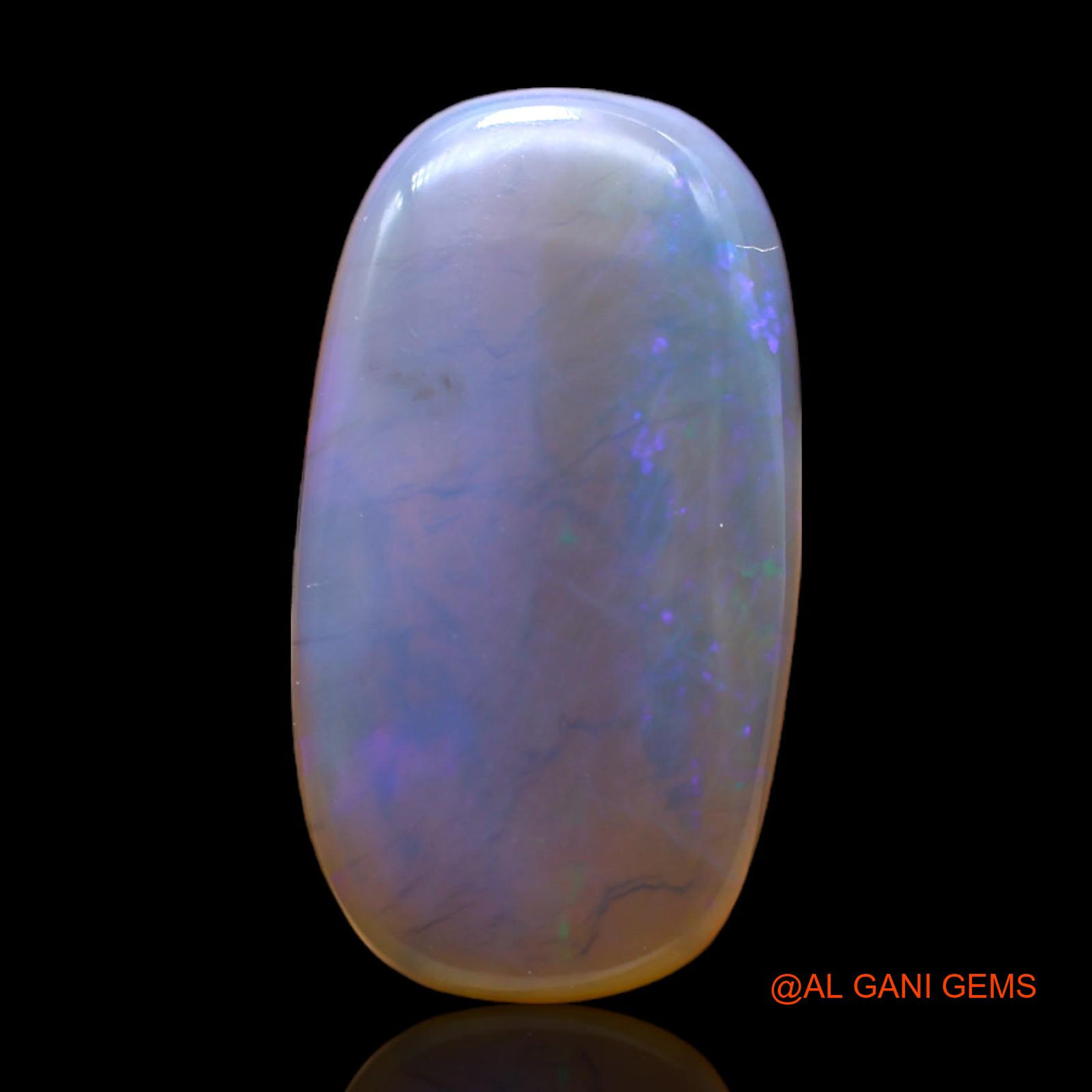 15.00 Cts Natural Australian Fire Opal Oval Cabochon Loose Gemstone For Jewelry 24x13x7 mm AB-246