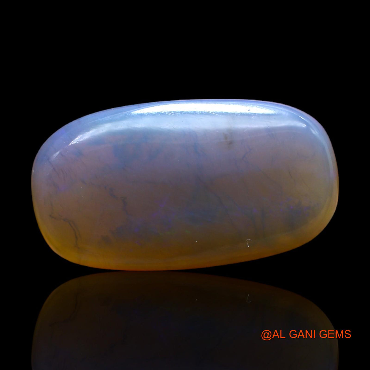 15.00 Cts Natural Australian Fire Opal Oval Cabochon Loose Gemstone For Jewelry 24x13x7 mm AB-246