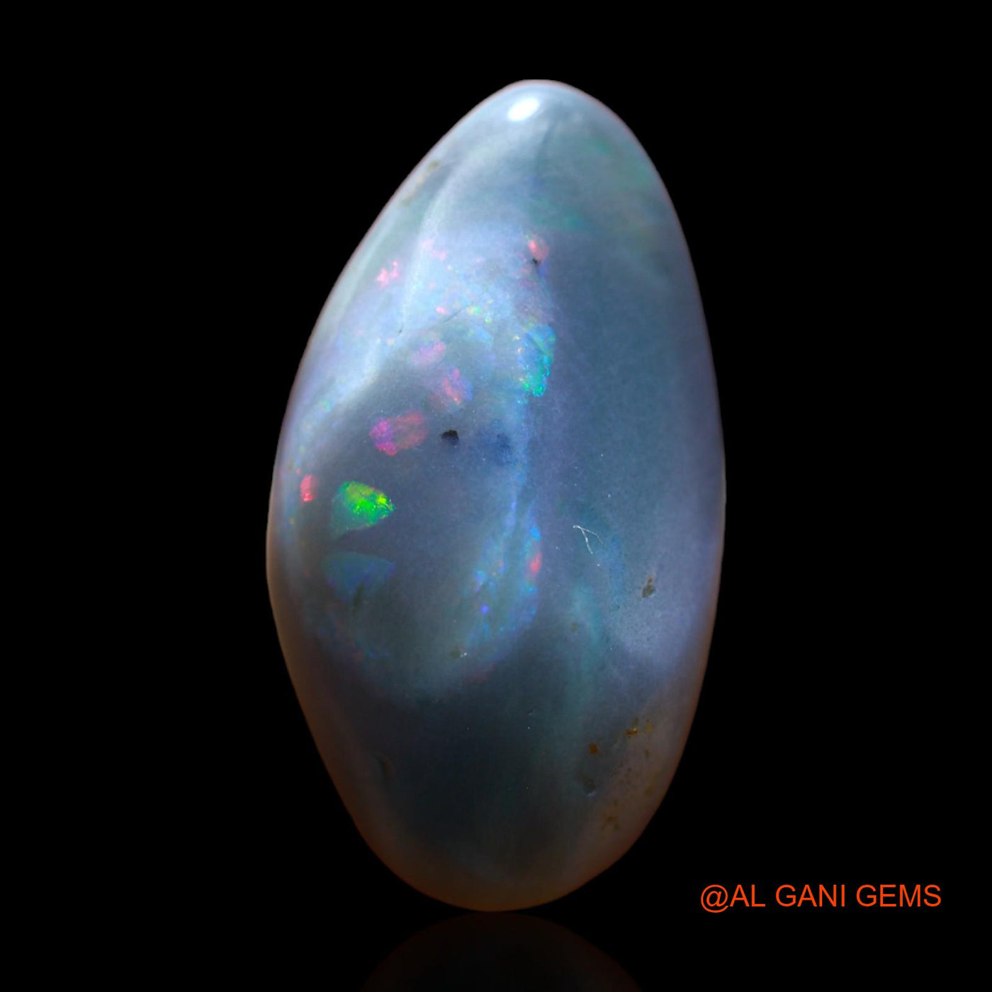11.00 Cts Natural Australian Fire Opal Loose Gemstone Fancy Cabochon 23x13x6 mm AB-248