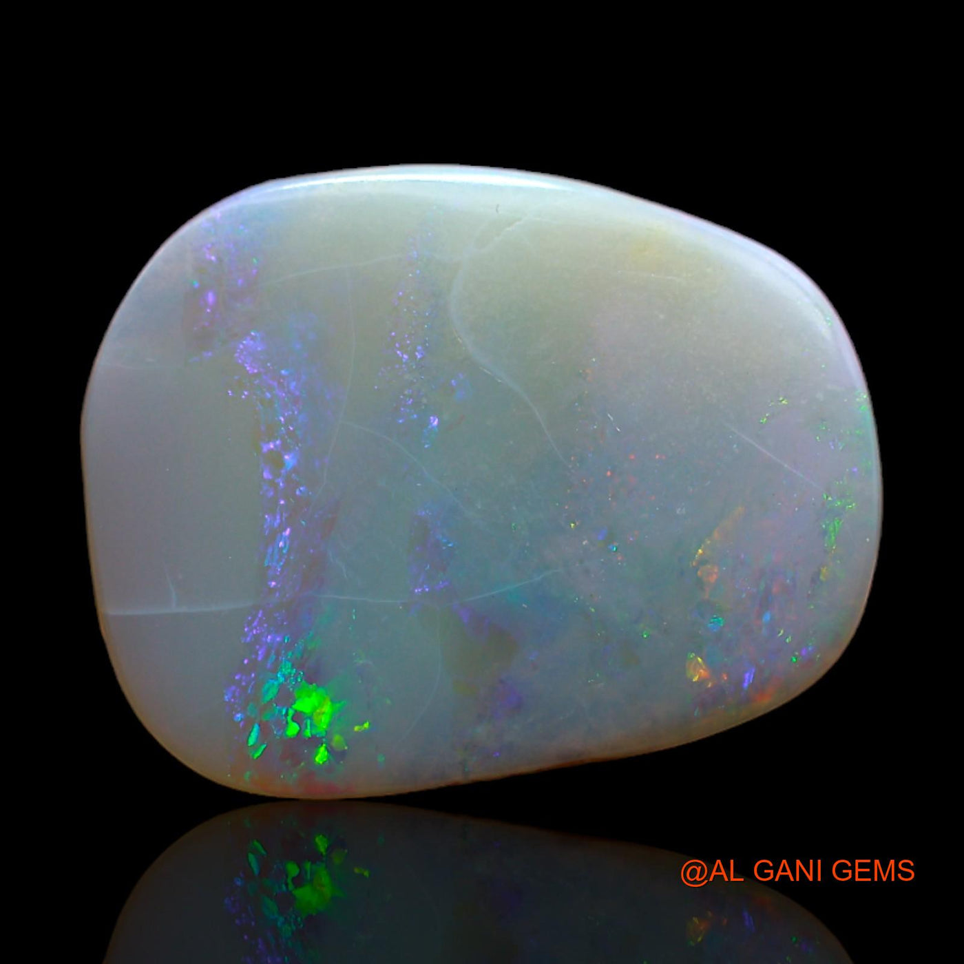 Natural Fire Opal Gemstone 8.30 Cts Loose Fancy Cabochon From Australia 18x14x4 mm AB-249