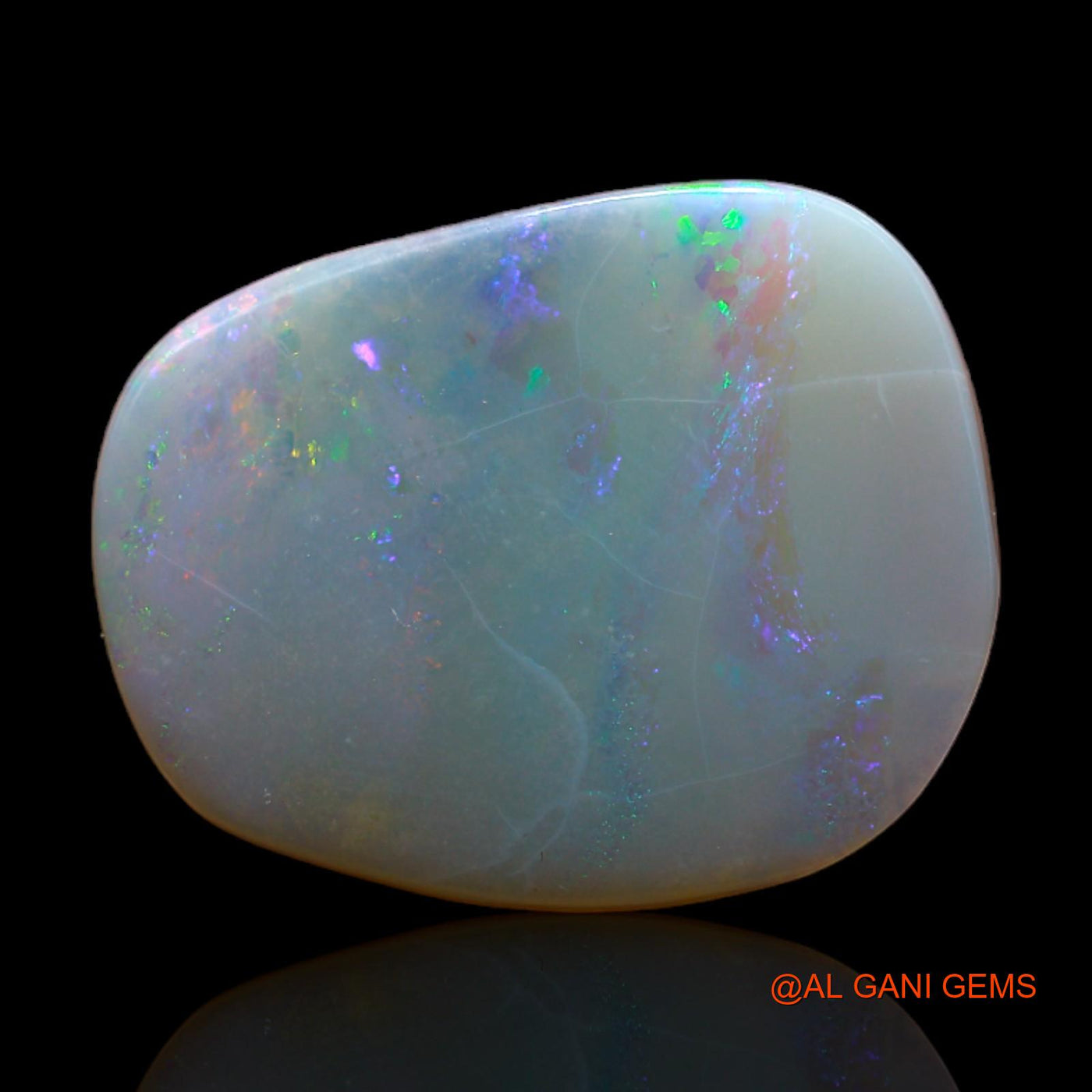 Natural Fire Opal Gemstone 8.30 Cts Loose Fancy Cabochon From Australia 18x14x4 mm AB-249