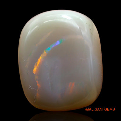 15.00 Cts Natural Australian Fire Opal Loose Gemstone Oval Cabochon 18x14x7 mm AB-250
