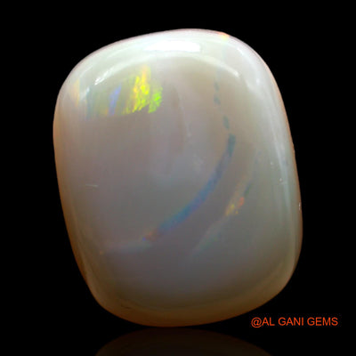 15.00 Cts Natural Australian Fire Opal Loose Gemstone Oval Cabochon 18x14x7 mm AB-250
