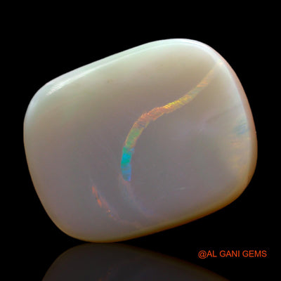 15.00 Cts Natural Australian Fire Opal Loose Gemstone Oval Cabochon 18x14x7 mm AB-250