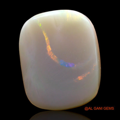 15.00 Cts Natural Australian Fire Opal Loose Gemstone Oval Cabochon 18x14x7 mm AB-250