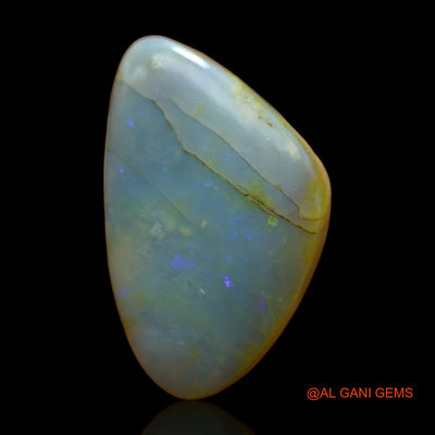 21.40 Cts Natural Australian Fire Opal Loose Gemstone Fancy Cabochon 25x16x8 mm AB-251