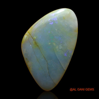 21.40 Cts Natural Australian Fire Opal Loose Gemstone Fancy Cabochon 25x16x8 mm AB-251