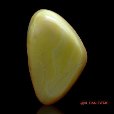 21.40 Cts Natural Australian Fire Opal Loose Gemstone Fancy Cabochon 25x16x8 mm AB-251