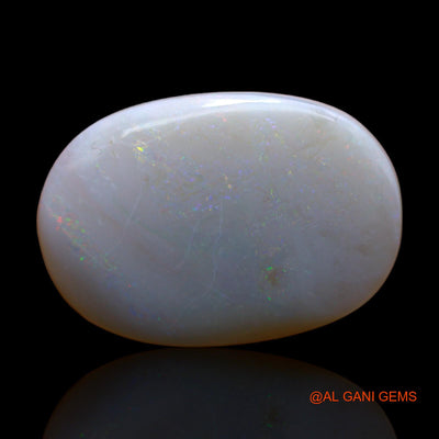 Natural Untreated Fire Opal Loose Gemstone Oval Cabochon From Australia 15.20 Cts 23x16x6 mm AB-253