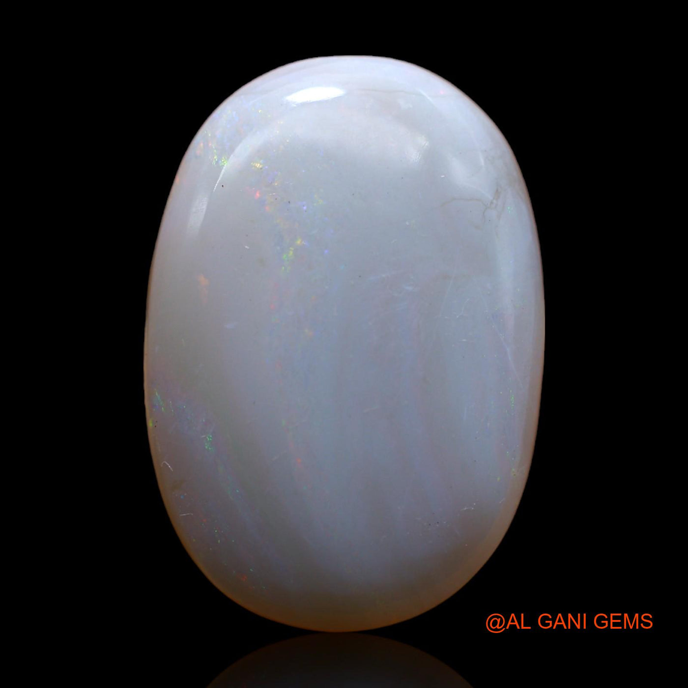 Natural Untreated Fire Opal Loose Gemstone Oval Cabochon From Australia 15.20 Cts 23x16x6 mm AB-253