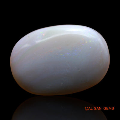 Natural Untreated Fire Opal Loose Gemstone Oval Cabochon From Australia 15.20 Cts 23x16x6 mm AB-253