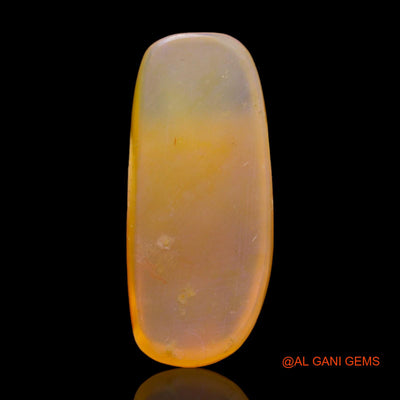 Natural Untreated Fire Opal Loose Gemstone Fancy Cabochon From Australia 18.00 Cts 27x12x7 mm AB-254