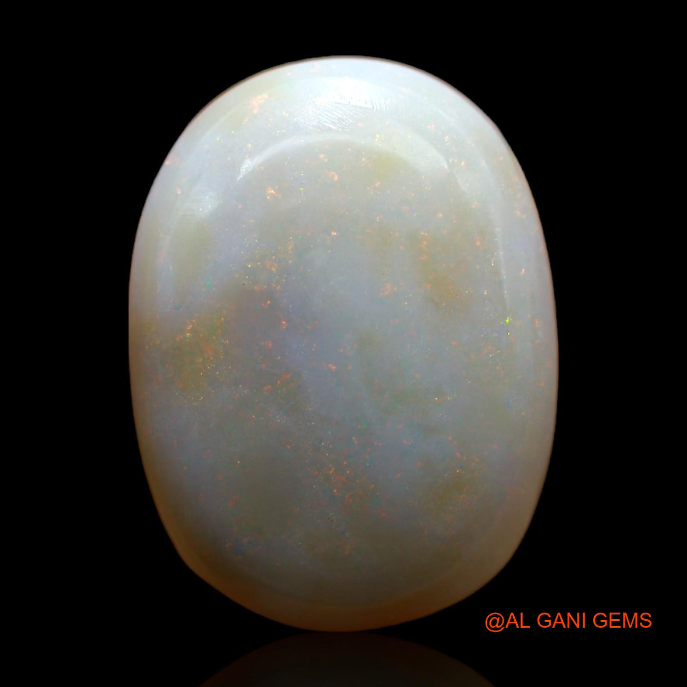 15.30 Cts Natural Australian Fire Opal Oval Cabochon Loose Gemstone For Jewelry 21x16x7 mm AB-255