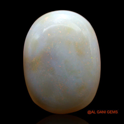 15.30 Cts Natural Australian Fire Opal Oval Cabochon Loose Gemstone For Jewelry 21x16x7 mm AB-255
