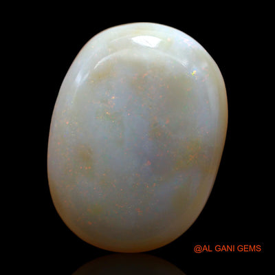 15.30 Cts Natural Australian Fire Opal Oval Cabochon Loose Gemstone For Jewelry 21x16x7 mm AB-255