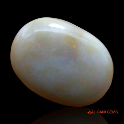 15.30 Cts Natural Australian Fire Opal Oval Cabochon Loose Gemstone For Jewelry 21x16x7 mm AB-255