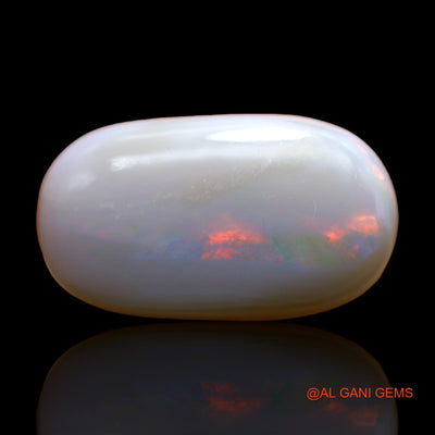 Natural Untreated Fire Opal Loose Gemstone Oval Cabochon From Australia 16.70 Cts 23x13x7 mm AB-256