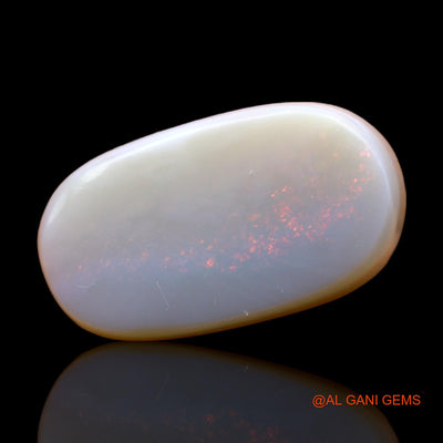 Natural Untreated Fire Opal Loose Gemstone Oval Cabochon From Australia 16.70 Cts 23x13x7 mm AB-256