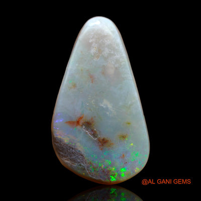 Natural Fire Opal Gemstone 9.50 Cts Loose Fancy Cabochon From Australia 24x14x4 mm AB-257