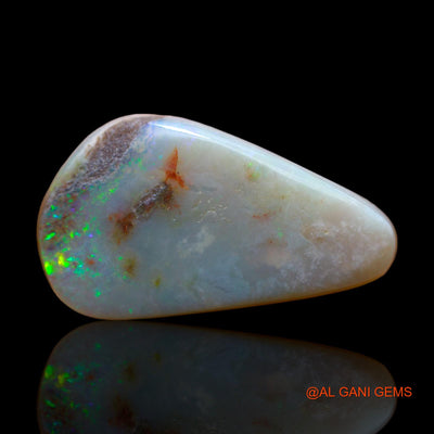 Natural Fire Opal Gemstone 9.50 Cts Loose Fancy Cabochon From Australia 24x14x4 mm AB-257