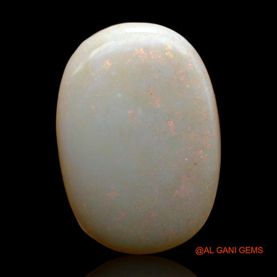 13.00 Cts Unheated Australian Fire Opal Loose Gemstone Oval Cabochon Natural 19x15x6 mm AB-259