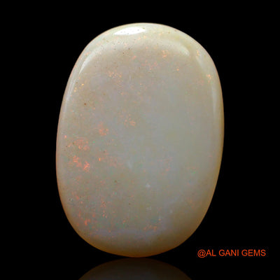 13.00 Cts Unheated Australian Fire Opal Loose Gemstone Oval Cabochon Natural 19x15x6 mm AB-259