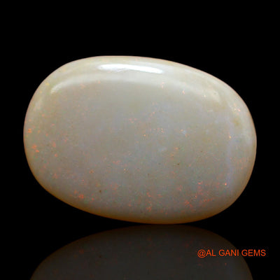 13.00 Cts Unheated Australian Fire Opal Loose Gemstone Oval Cabochon Natural 19x15x6 mm AB-259