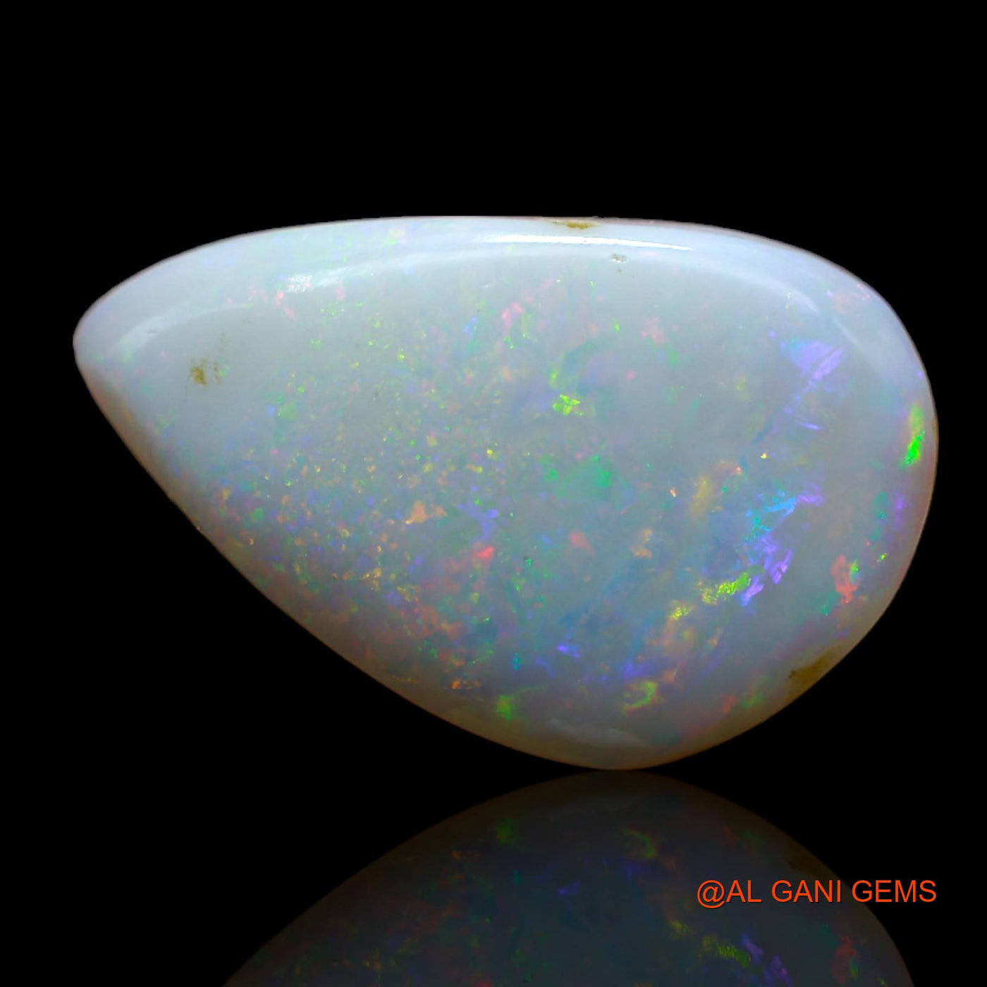 7.80 Cts Natural Australian Fire Opal Loose Gemstone Fancy Cabochon 21x13x4 mm AB-25