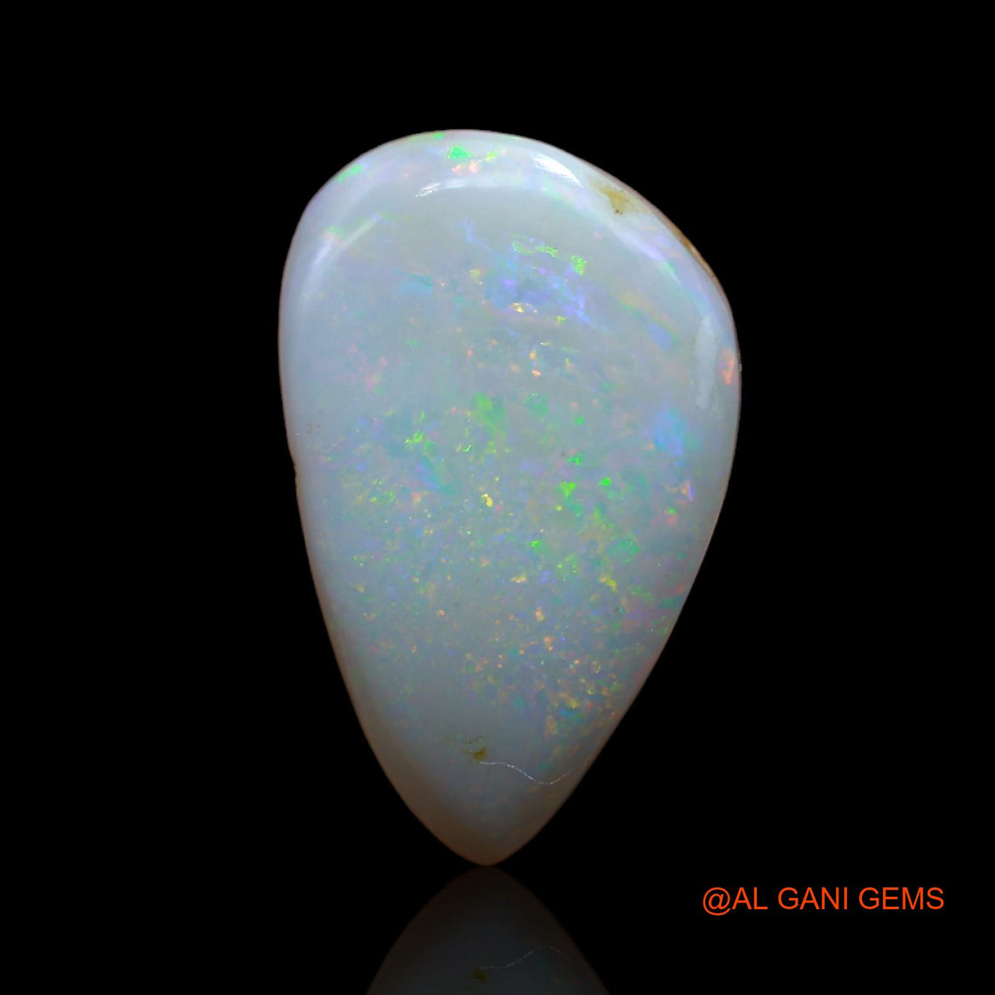 7.80 Cts Natural Australian Fire Opal Loose Gemstone Fancy Cabochon 21x13x4 mm AB-25