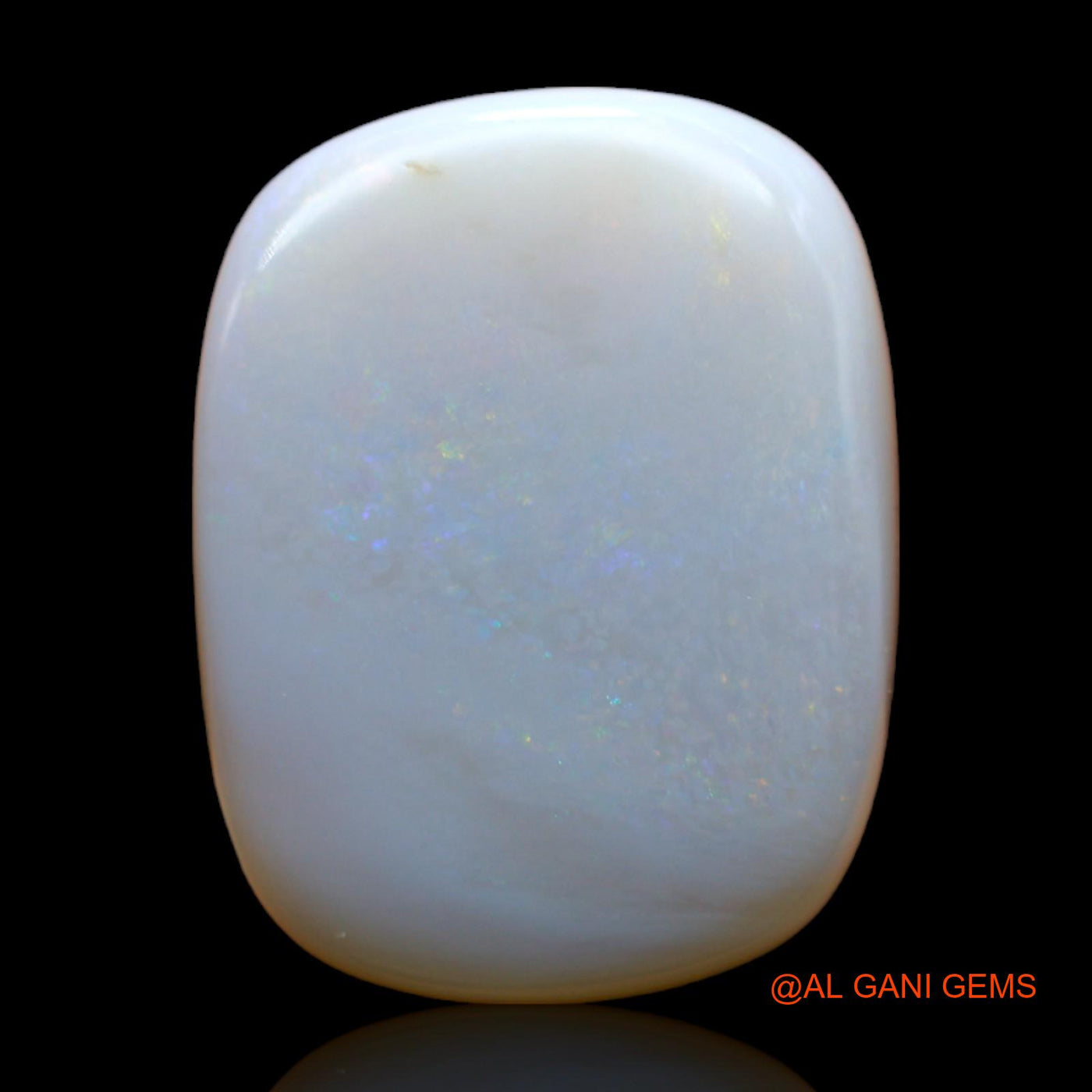 Natural Fire Opal Gemstone 13.20 Cts Loose Oval Cabochon From Australia 21x15x5 mm AB-260