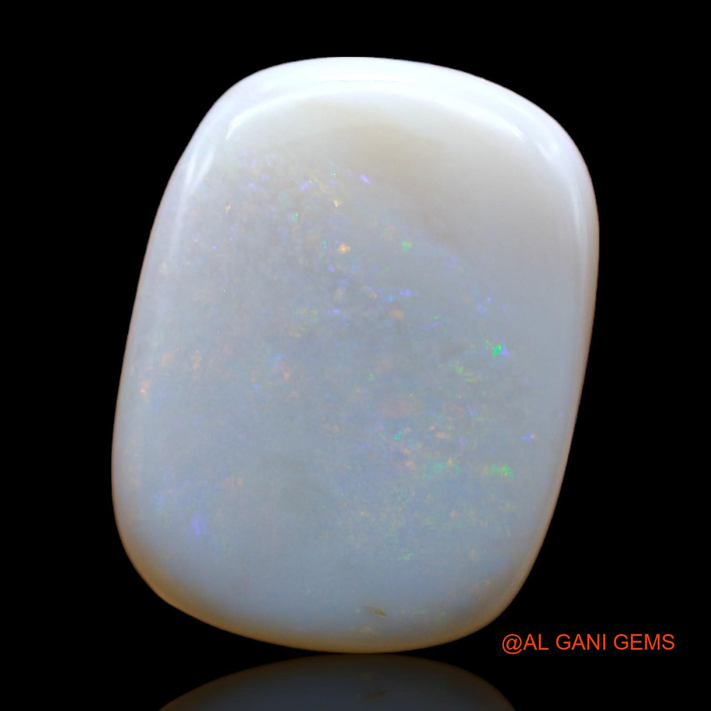 Natural Fire Opal Gemstone 13.20 Cts Loose Oval Cabochon From Australia 21x15x5 mm AB-260