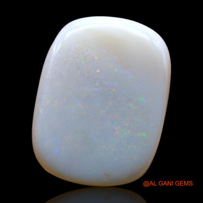Natural Fire Opal Gemstone 13.20 Cts Loose Oval Cabochon From Australia 21x15x5 mm AB-260
